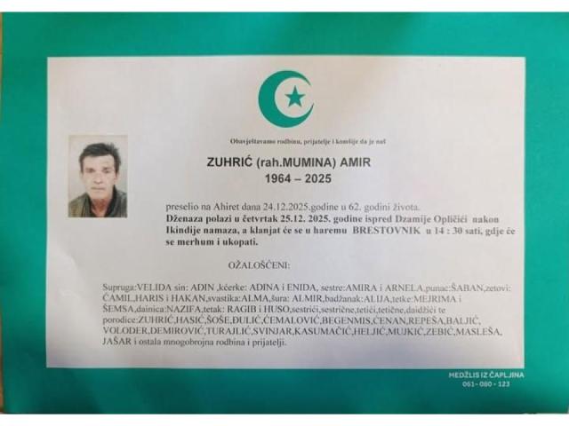 AMIR (rah. MUMINA) ZUHRIĆ