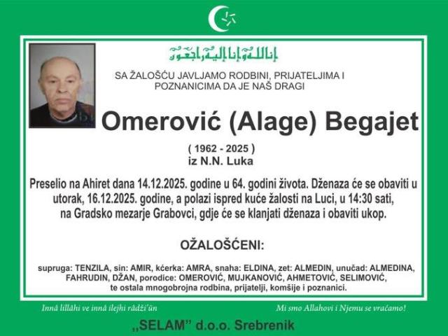 Omerović (Alage) Begajet