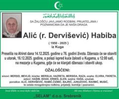Alić (r. Dervišević) Habiba