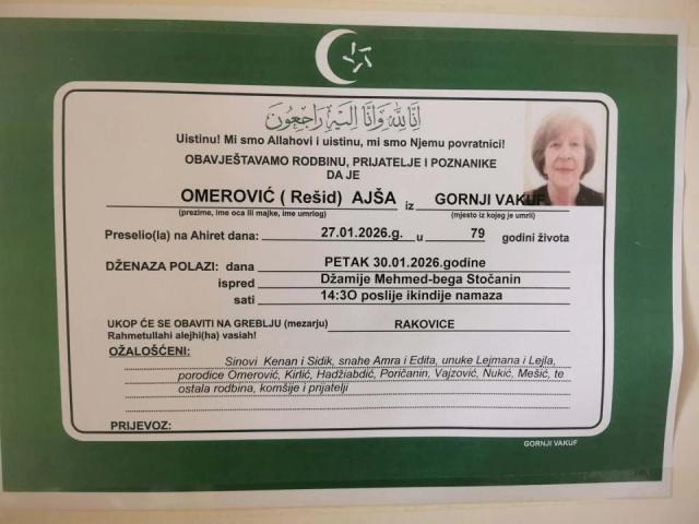 OMEROVIĆ (Rešid) AJŠA
