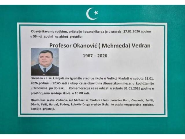 Profesor Okanović (Mehmeda) Vedran