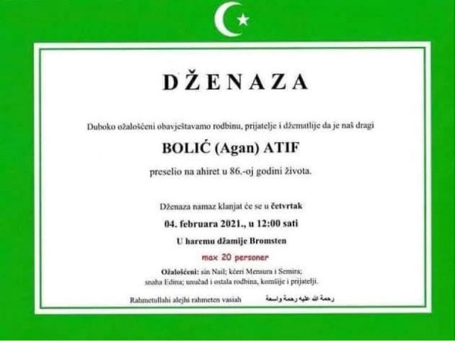 BOLIĆ ( AGAN ) ATIF