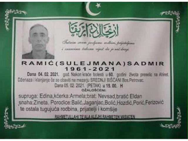 RAMIĆ ( SULEJMAN ) SADMIR