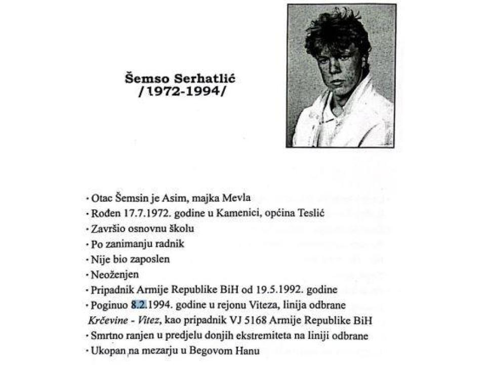 ⚜️Šehid Šemso Serhatlić ⚜️
