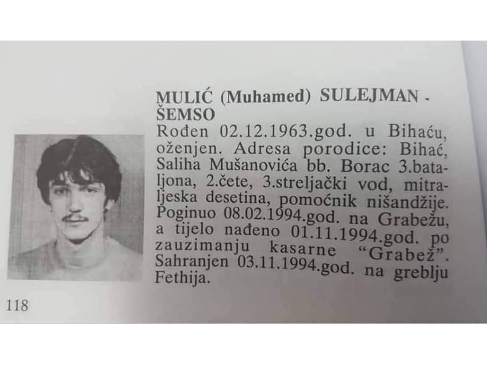 ⚜️Šehid Sulejman Mulić - Šemso⚜️