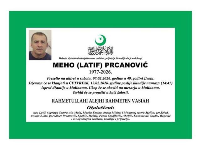 MEHO (LATIF) PRCANOVIĆ