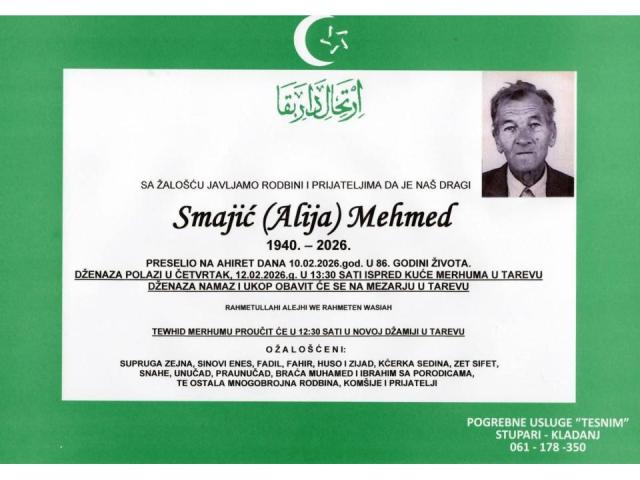 Smajić (Alija) Mehmed
