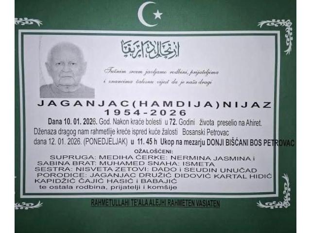 JAGANJAC  ( HAMDIJA ) NIJAZ