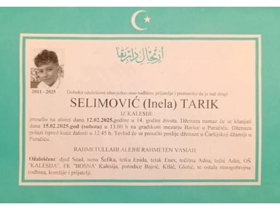 SELIMOVIĆ ( INELA ) TARIK