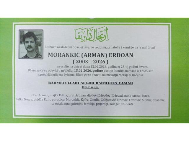 MORANKIĆ (ARMAN) ERDOAN