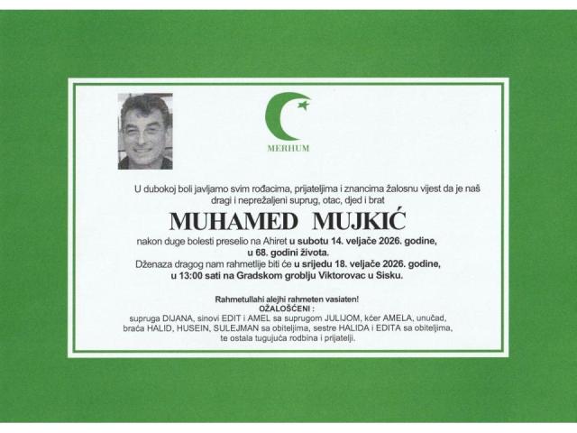 MUHAMED MUJKIĆ