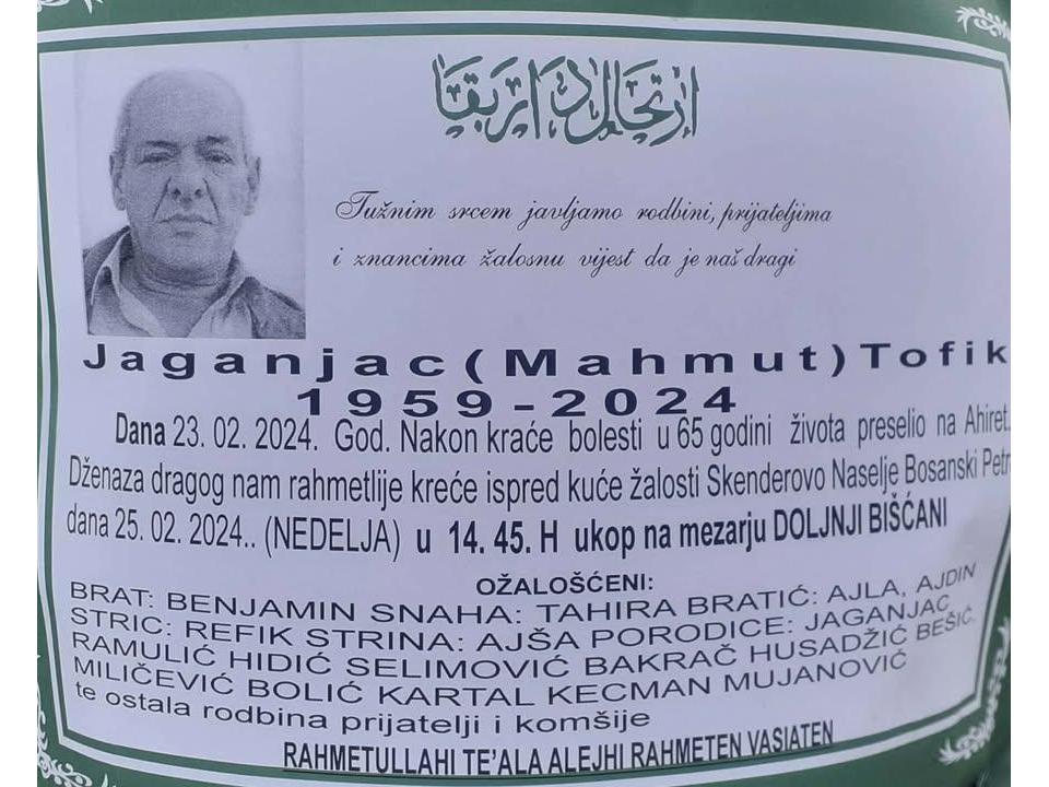 JAGANJAC ( MAHMUT ) TOFIK