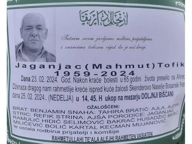 JAGANJAC ( MAHMUT ) TOFIK