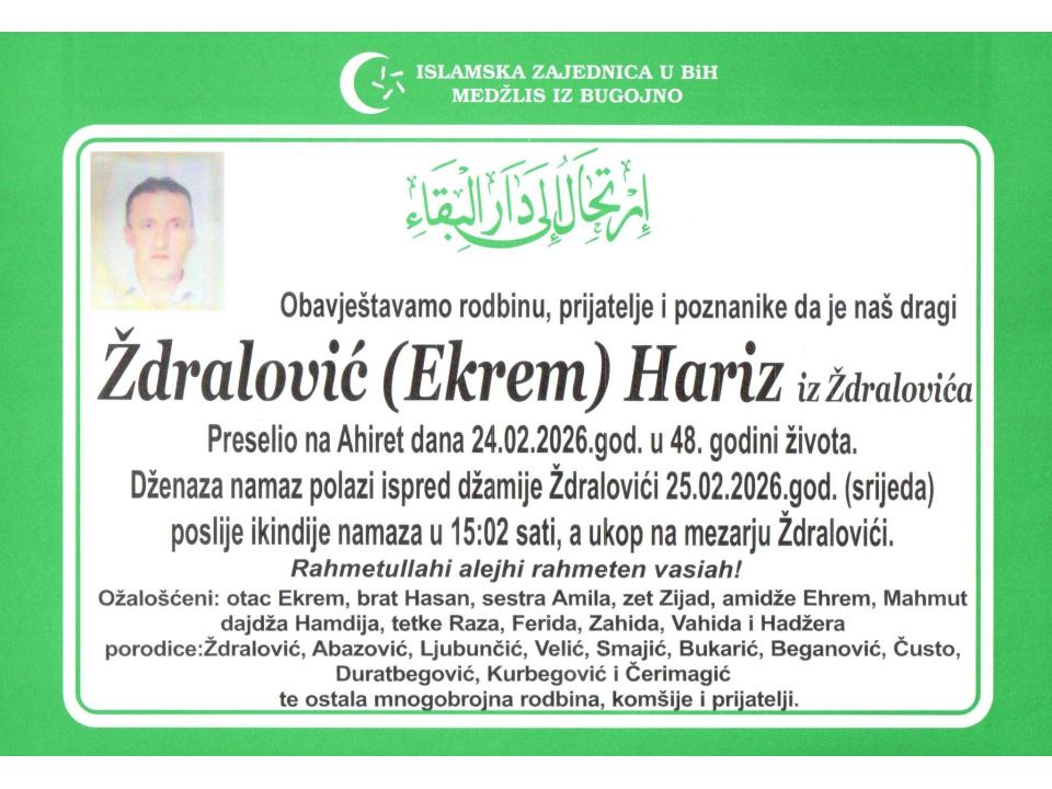 Ždralović (Ekrem) Hariz