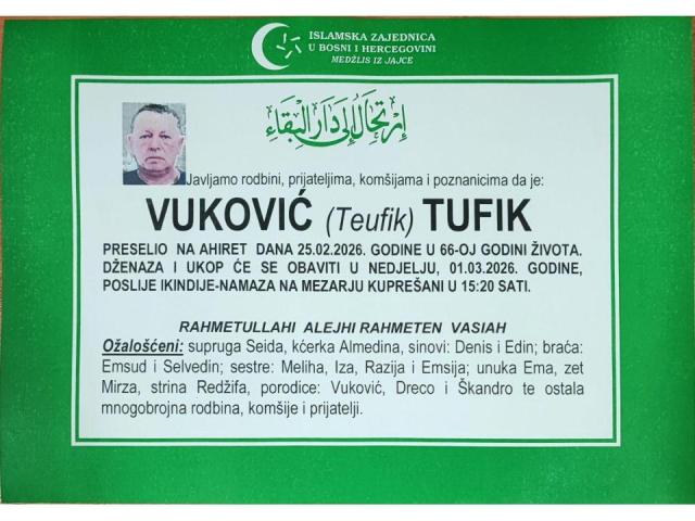 VUKOVIĆ (Teufik) TUFIK