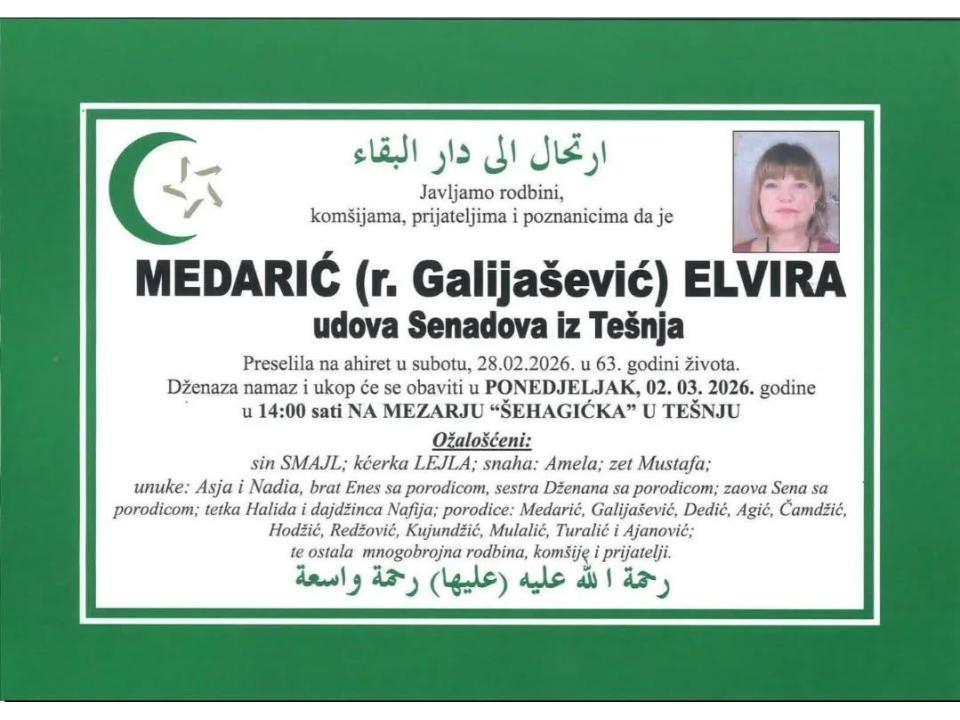 MEDARIĆ (r. Galijašević) ELVIRA