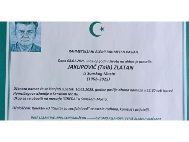 JAKUPOVIĆ (Taib) ZLATAN