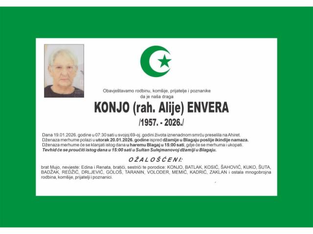 KONJO (rah. Alije) ENVERA